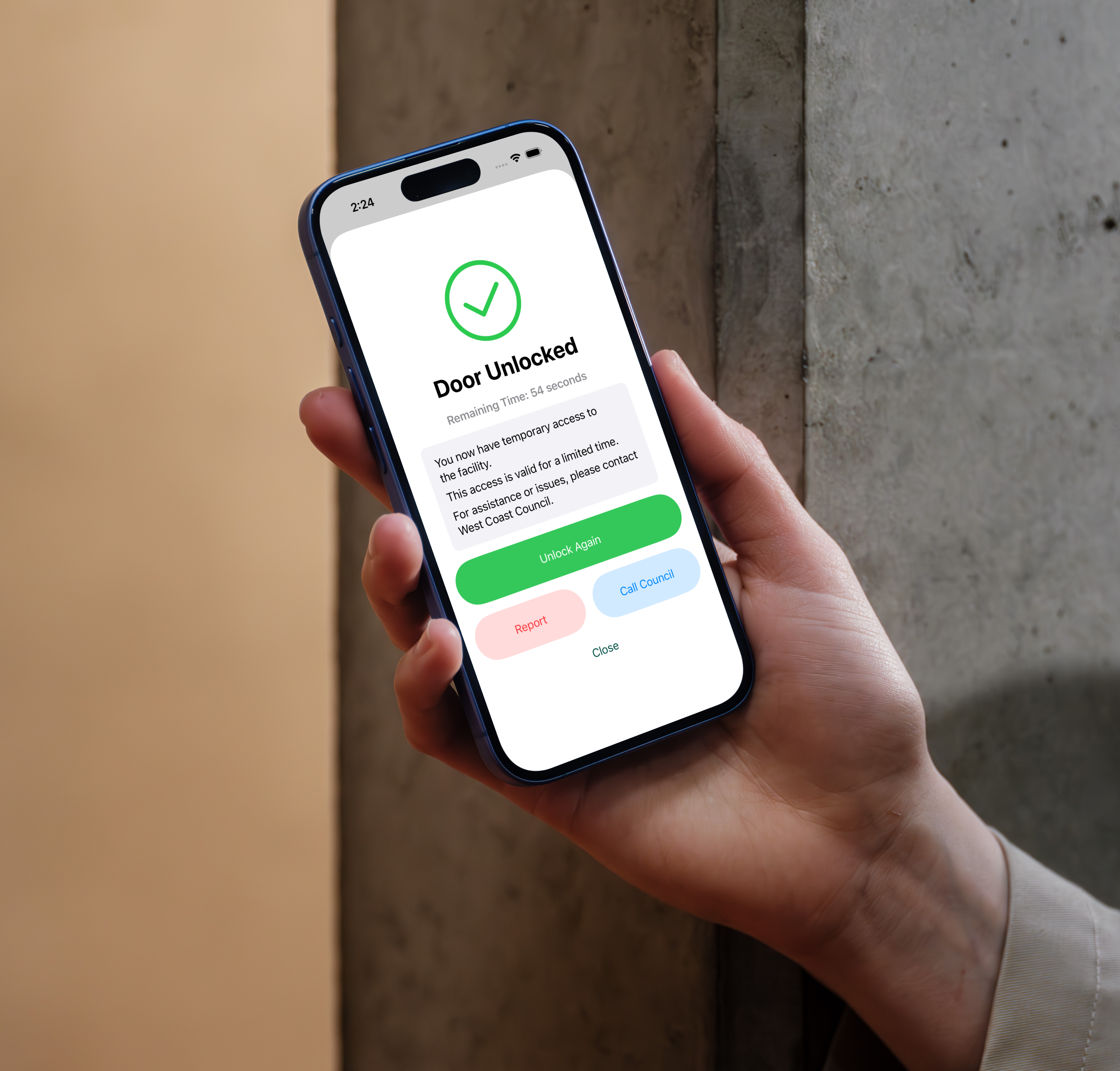 Smart Lock Booking preview
